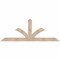 Ekena Millwork Richland Smooth Timber Gable Bracket, Douglas Fir, 60"W x 22"H x 3 1/2"D x 3 1/2"F, 9/12 Pitch GBW060X22X0404RIC00SDF - alternate 1